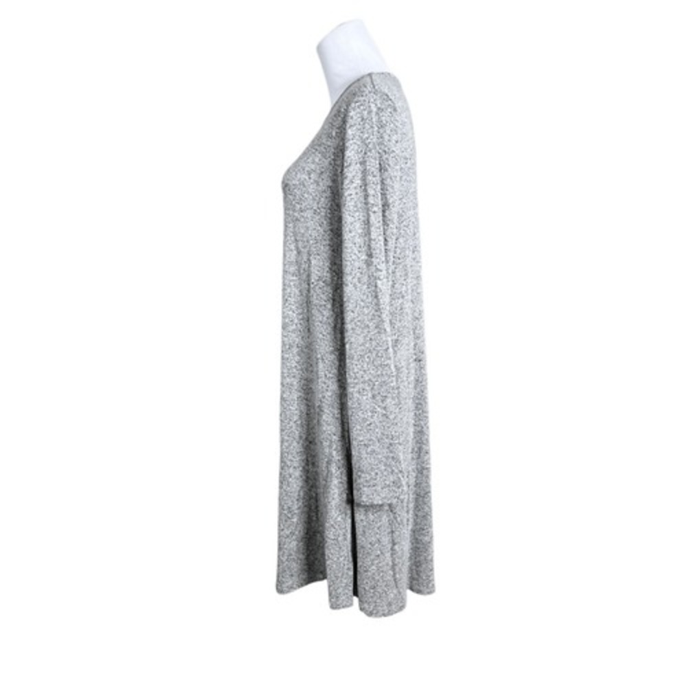 Old Navy Crewneck Grey Swing Dress Knit MEDIUM TALL Sweater-like Casual - Picture 2 of 12